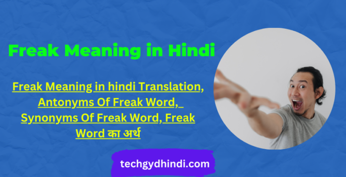 Freak Meaning in Hindi
